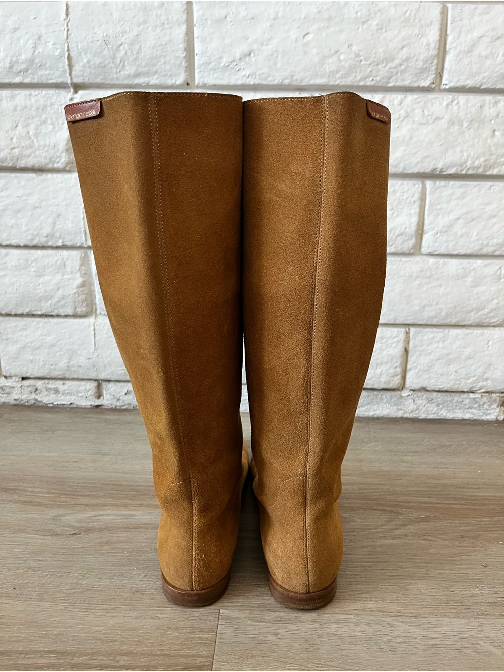 Sergio Rossi Chestnut Tan Suede Boot 38.5 - Picture 5 of 10